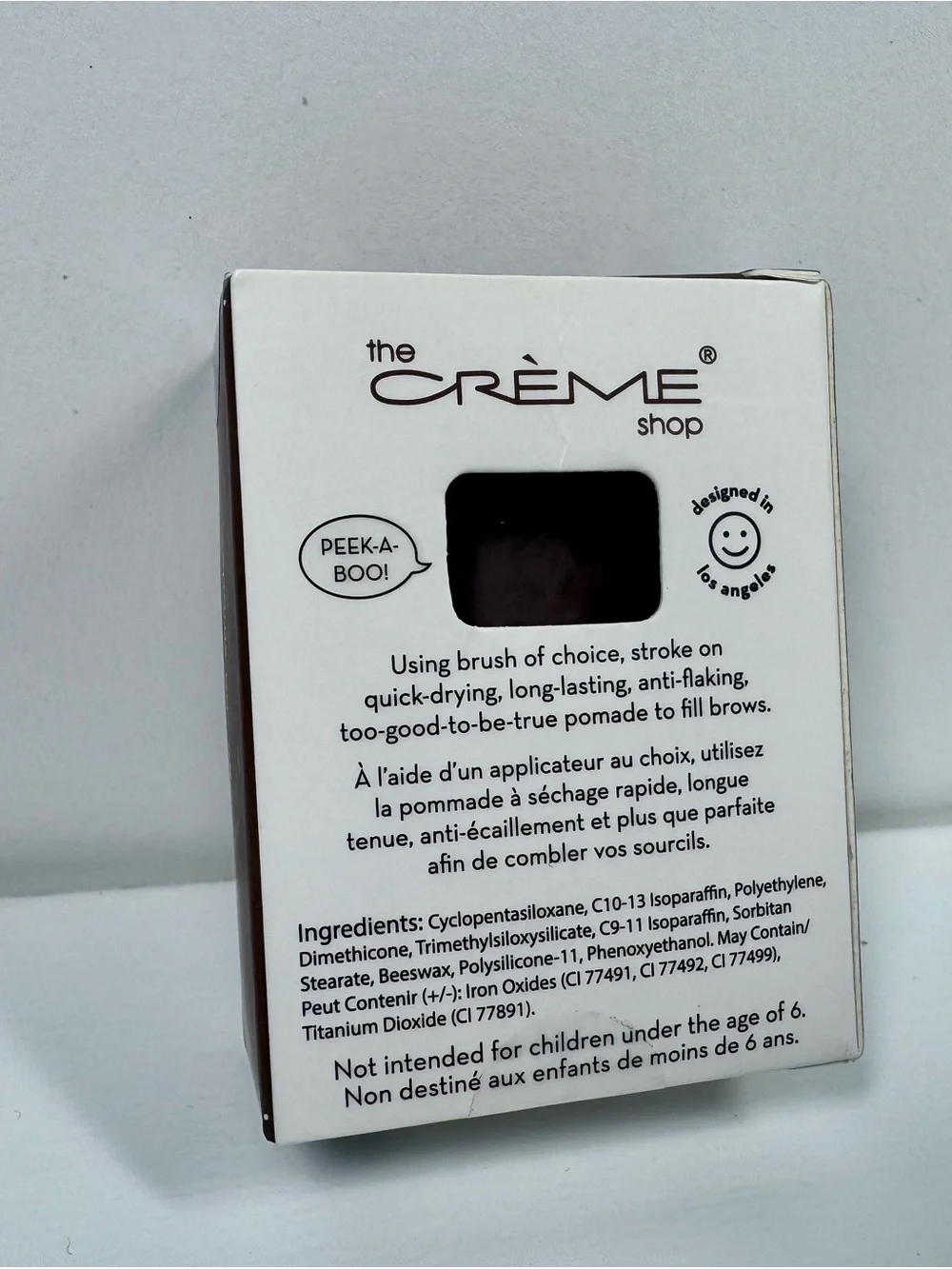 Creme Shop Eyebrow Pom Pom Pomade - Truffle NEW